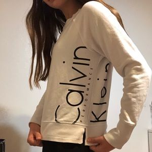Calvin Klein White Sweatshirt